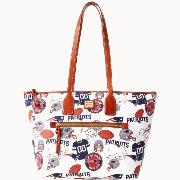 NWT Dooney & Bourke New England Patriots Tote NFL Orig $318 - Picture 1 of 1